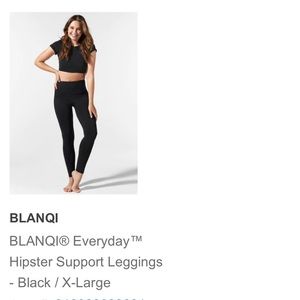 BLANQI Everyday Hipster Support Leggings Size XL